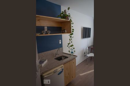 Area da Cozinha de kitnet/studio para alugar com 1 quarto, 19m² em Brás, São Paulo