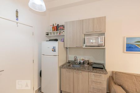 Cozinha de kitnet/studio à venda com 1 quarto, 43m² em Santo Amaro, São Paulo