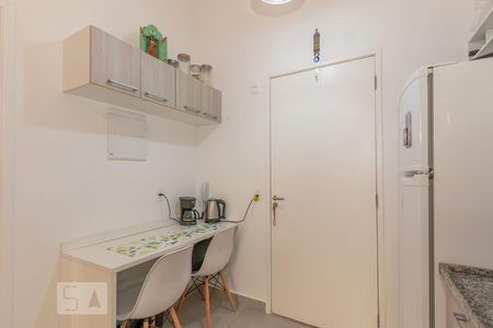 Cozinha de kitnet/studio à venda com 1 quarto, 43m² em Santo Amaro, São Paulo