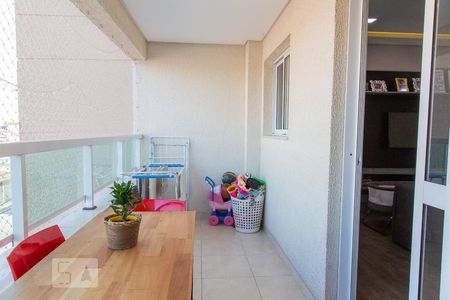 Varanda da Sala de apartamento para alugar com 2 quartos, 70m² em Jardim Veneza, São José dos Campos