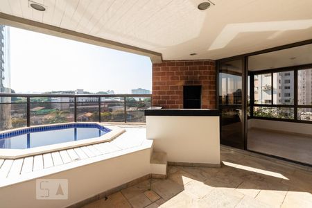 Varanda de apartamento para alugar com 3 quartos, 211m² em Indianópolis, São Paulo