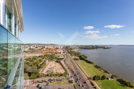Vista  de apartamento à venda com 1 quarto, 45m² em Cristal, Porto Alegre
