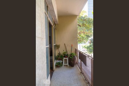 Varanda da Sala 1 de apartamento à venda com 4 quartos, 160m² em Santo Agostinho, Belo Horizonte