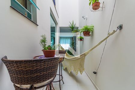 Área de Descanso de casa à venda com 3 quartos, 195m² em Vila Assunção, Santo André
