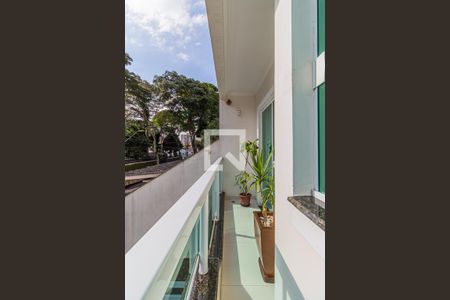 Varanda da Sala de casa à venda com 3 quartos, 195m² em Vila Assunção, Santo André