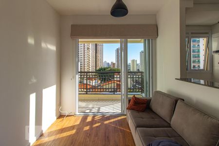 Sala de apartamento para alugar com 1 quarto, 45m² em Vila Regente Feijó, São Paulo