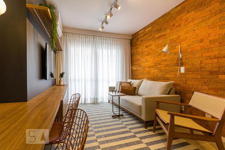 Sala de apartamento para alugar com 1 quarto, 52m² em Petrópolis, Porto Alegre