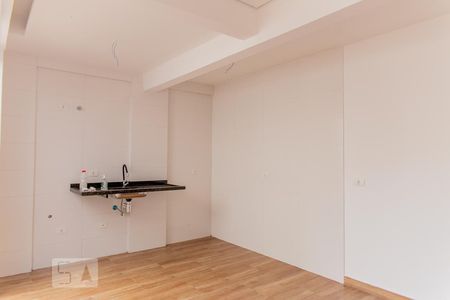 Cozinha de apartamento à venda com 1 quarto, 55m² em Jardim, Santo André