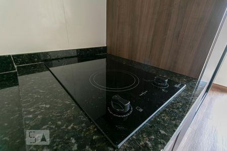 Cozinha - Coocktop de kitnet/studio para alugar com 1 quarto, 25m² em Belenzinho, São Paulo