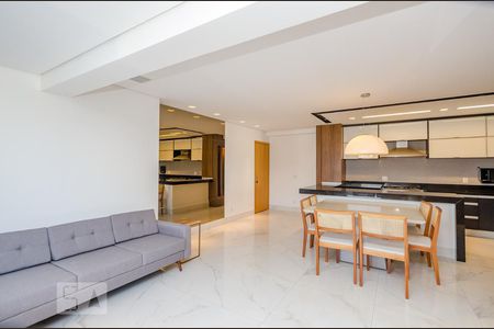 Sala de apartamento para alugar com 2 quartos, 90m² em Vila da Serra, Nova Lima