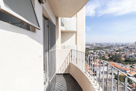 Varanda da Sala de apartamento à venda com 1 quarto, 40m² em Vila Londrina, São Paulo