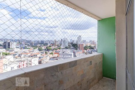 Varanda da sala de apartamento para alugar com 3 quartos, 80m² em Santa Tereza, Belo Horizonte