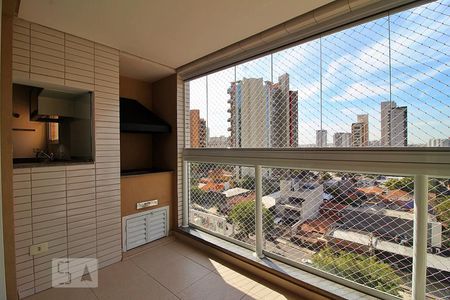 Varanda Gourmet de apartamento à venda com 3 quartos, 125m² em Jardim, Santo André