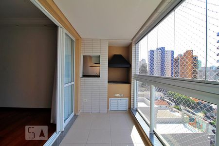 Varanda Gourmet de apartamento à venda com 3 quartos, 125m² em Jardim, Santo André