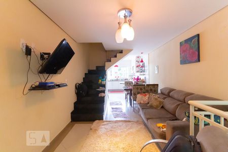 Sala de Estar de casa de condomínio à venda com 2 quartos, 101m² em Vila Santa Teresa (zona Leste), São Paulo