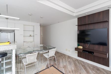 Sala de apartamento para alugar com 1 quarto, 70m² em Vila Nova Conceição, São Paulo