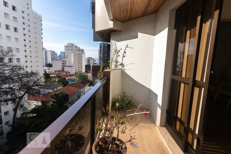 Varanda da Sala de Estar de apartamento à venda com 2 quartos, 140m² em Perdizes, São Paulo