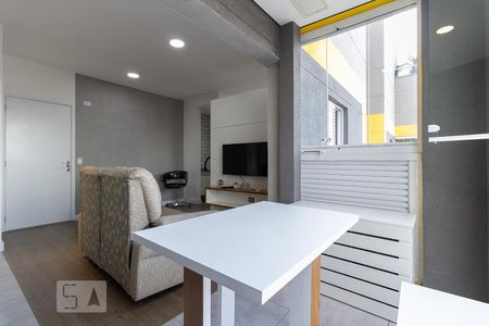 Varanda da Sala de kitnet/studio para alugar com 1 quarto, 30m² em Ipiranga, São Paulo