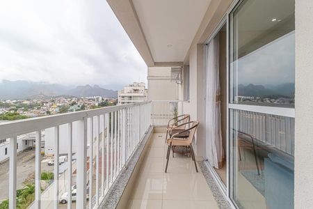 Varanda da Sala de apartamento para alugar com 3 quartos, 138m² em Taquara, Rio de Janeiro