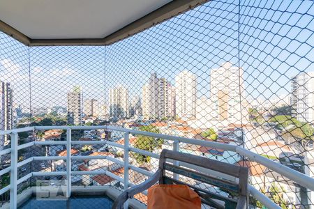 Sacada Sala de apartamento à venda com 3 quartos, 130m² em Vila Bastos, Santo André