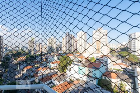 Vista Sacada Sala de apartamento à venda com 3 quartos, 130m² em Vila Bastos, Santo André