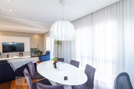 Sala de jantar de apartamento à venda com 3 quartos, 130m² em Vila Bastos, Santo André