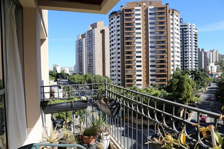 Varanda da Sala de apartamento à venda com 3 quartos, 99m² em Vila Andrade, São Paulo