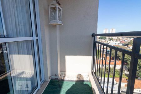 Varanda da Sala de apartamento à venda com 2 quartos, 60m² em Vila Homero Thon, Santo André