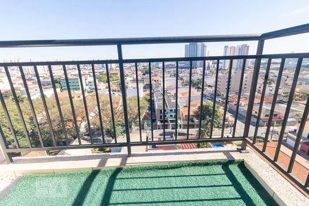 Varanda da Sala de apartamento à venda com 2 quartos, 60m² em Vila Homero Thon, Santo André