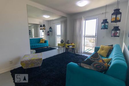 Sala  de apartamento à venda com 2 quartos, 60m² em Vila Homero Thon, Santo André