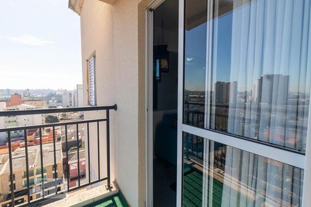 Varanda da Sala de apartamento à venda com 2 quartos, 60m² em Vila Homero Thon, Santo André