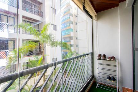 Varanda da sala de apartamento para alugar com 2 quartos, 73m² em Jardim Bela Vista, Santo André