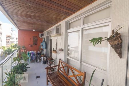 Varanda da Sala 1 de apartamento à venda com 3 quartos, 199m² em Recreio dos Bandeirantes, Rio de Janeiro