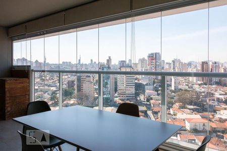 Varanda de apartamento à venda com 1 quarto, 57m² em Pinheiros, São Paulo