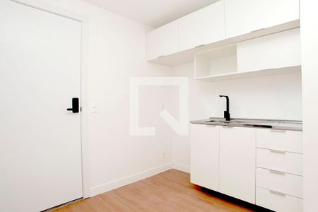 Studio - Cozinha de kitnet/studio à venda com 1 quarto, 27m² em Centro Histórico, Porto Alegre