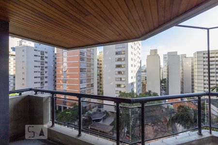 Varanda de apartamento para alugar com 4 quartos, 245m² em Higienópolis, São Paulo