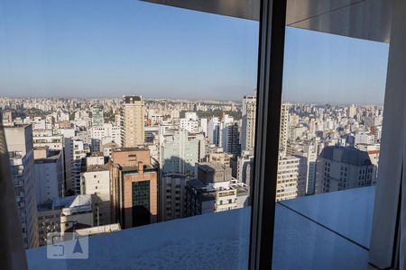 Vista da Sala de apartamento à venda com 1 quarto, 27m² em Jardim Paulista, São Paulo