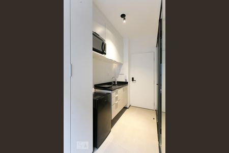 Cozinha de kitnet/studio à venda com 1 quarto, 10m² em Santa Cecilia, São Paulo