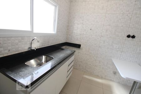 Cozinha de casa para alugar com 1 quarto, 55m² em Embaré, Santos