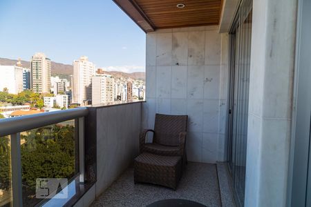 Varanda da Sala 1 e 2 de apartamento à venda com 4 quartos, 180m² em Funcionários, Belo Horizonte