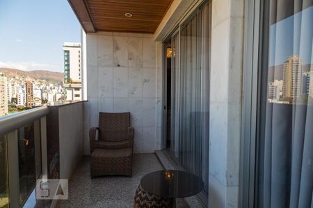 Varanda da Sala 1 e 2 de apartamento à venda com 4 quartos, 180m² em Funcionários, Belo Horizonte