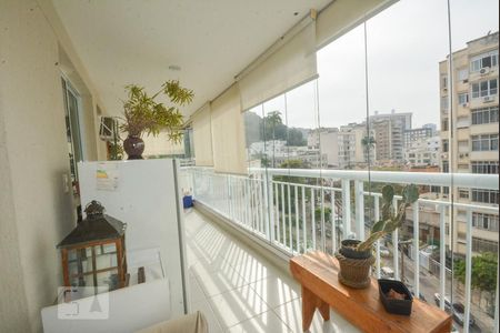 Varanda da Sala de apartamento à venda com 2 quartos, 94m² em Botafogo, Rio de Janeiro