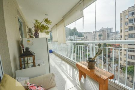 Varanda da Sala de apartamento à venda com 2 quartos, 94m² em Botafogo, Rio de Janeiro