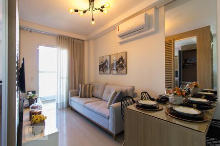Sala de apartamento para alugar com 1 quarto, 34m² em Parque Campolim, Sorocaba