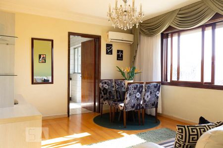 Sala de apartamento à venda com 1 quarto, 49m² em Farroupilha, Porto Alegre