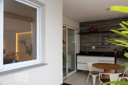 Varanda da Sala de apartamento para alugar com 2 quartos, 77m² em Vila Andrade, São Paulo