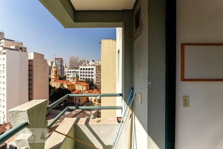 Varanda da Sala de apartamento para alugar com 1 quarto, 45m² em Vila Buarque, São Paulo