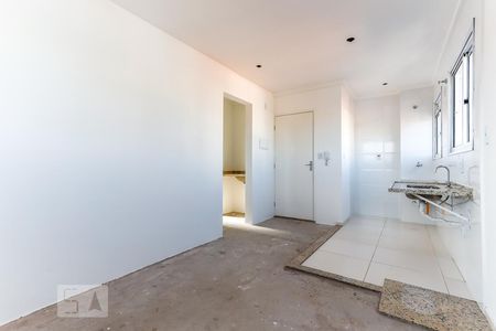 Sala e Cozinha de apartamento à venda com 1 quarto, 32m² em Vila Mazzei, São Paulo