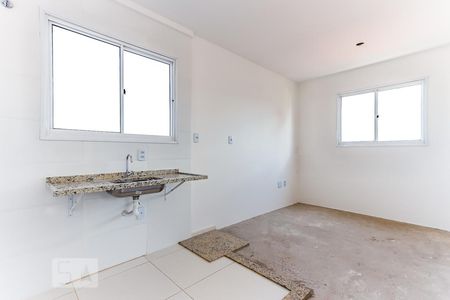 Sala e Cozinha de apartamento à venda com 1 quarto, 32m² em Vila Mazzei, São Paulo