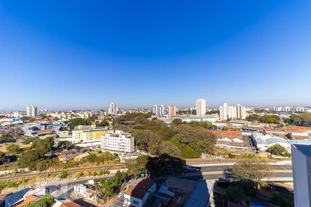 Vista da sacada de apartamento à venda com 1 quarto, 42m² em Bosque, Campinas